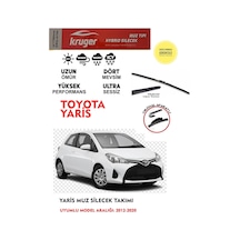 Toyota Yaris Hybrit Silecek Silgi Silgeç Silgeç Silgi Takımı 2014 Model Araca Özel Aparat