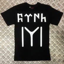 Stoned&Fame Türk Kayı Boyu Baskılı T-shirt SIYAH Siyah