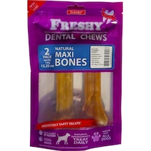 Freshy Dental Chews Naturel Sığır Derisi Köpek Ödülü 15,2Cm 2Adet