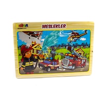 Ahşap Puzzle Meslekler 20 Parça Puzzle Çarpım Tablosu