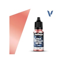 Vallejo 77106, 18 Ml. Ruby Red Light True Metallic Metal Maket Boyası Standart