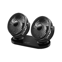 Çift Başlıklı Araç Fanı Oto Fan Vantilatör 12V 24V (551327104)