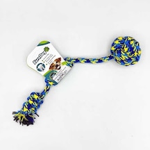 Eurodog - 908 - Diş İpi İki Bur.tek Top.yeş.sarı - Aconcept - Mavi 30cm