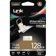 Linktech T128 Premium 128 GB Type-C OTG Flash Bellek