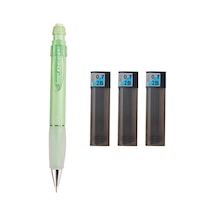 Serve Deep Mekanik Kurşun Kalem Pastel Renk 0.7 Mm Elma Yeşili + Tombow 0.7 Mm 2b Uç 3 Adet