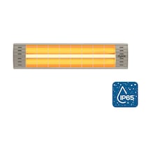 Dysis DH-7486 Art Plus Karbon Serisi IP65 Suya-Toza Dayanıklı 2300 W Bej İç/Dış Mekan Isıtıcı