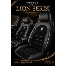Skoda Kamiq 2019+ Uyumlu Lion Serisi Tay Tüyü Siyah Beyaz Premium Koltuk Kılıfı 73978178