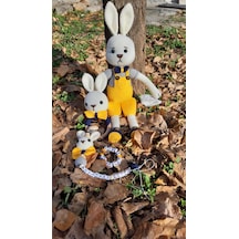 Tulumlu Tavşan Amigurumi
