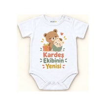 Babylimon Kardeş Ekibinin Yenisi Beyaz Kısa Kollu Çıtçıtlı Bebek Zıbını Beyaz - Kardeş Ekibinin Yenisi - 928161934 Beyaz - Kardeş Ekibinin Yenisi