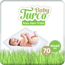 Baby Turco Bebek Bakım Örtüsü 60x60 Cm 7x10 70 Adet