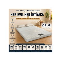 Zishtekstil Space Yıkanabilir Kılıflı Yüksek Dns Gri Sünger Kanepe, Koltuk, Yatak Pedi & Şiltesi Topper