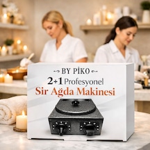 By Piko 2+1 Profesyonel Sir Ağda Makinesi Paslanmaz Çelik