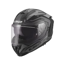Ls2 Challenger 2 Kapalı Kask Dravıx Mat Gri Siyah Diğer