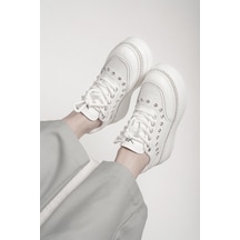 Ollie Orijinal Kriste Bell İthal Özel Seri Taş Detaylı Kadın Spor Ayakkabı Beyaz Beyaz Ollie Orijinal Kriste Bell İthal Özel Seri Taş Detaylı Kadın Spor Ayakkabı Beyaz Beyaz