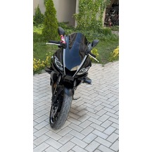 Yamaha İle Uyumlu R25 Rüzgar Kiti Parlak Siyah