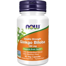 Now Foods Ginkgo Biloba Supports Brain Health 120 Mg Double Stren