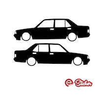Tofaş Şahin Basık Oto Sticker Araba Sticker (358013247)