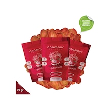 Anamour Natural Çilek Kurusu Cips Çilek Şekersiz 3 x 75 G