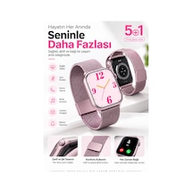 Akıllı Saat Sağlık Takibi Spor Modu X28saat-1 Pembe