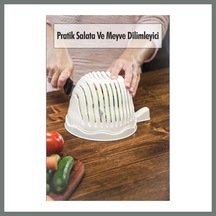 Bezos Pratik Salata Ve Meyve Dilimleyici & Pratik Süzgeç Mmbz Çok Renkli