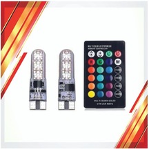 Kumandalı Rgb T10 Park Ledi Far Ledi Renkli Park Ampulü