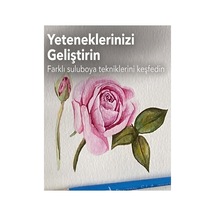 Sulu Boya Kağıdı 35x50cm 6 Adet Grenli Dokulu Krem Renkli Suluboya Kağıdı Profesyonel Dayanıklı Ve Özel Dokulu Tabaka