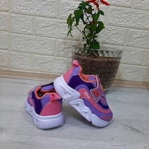 M.p. One 3229 Lila Cırtlı Işıklı Kız Çocuk Bebe Spor 001