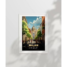 Çerçevesiz Poster İtalya'nın Modası