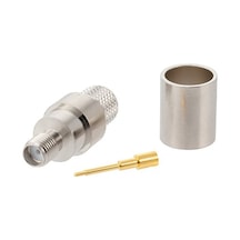 Sma Dişi Rp Lmr400-rg8-tzc500 Sıkmalı Tip Rf Konnektör Sfrp400
