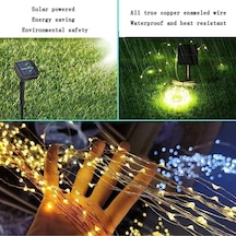Zvnm Güneş Enerjili 200 Led Dış Mekan Aydınlatma Şeridi Zcv12 Standart