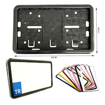 Point Parlak Siyah Motor Plakalık Piano Black Takmatik Plakalık 26x17cm