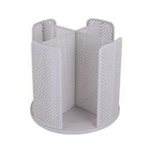 Masaüstü Döner Izgara Tek Kullanımlık Kağıt Bardak Rafı Gri Diğer