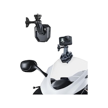 Motosiklet Ön Cam Klipsi Kamera Montajı, Djı Osmo Action 6/osmo Nano/osmo 360/action 5 4, Hero 13 12 11 10 9 8, Insta Diğer