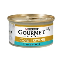 Gourmet Gold Kıyılmış Ton Balıklı 85 Gr Yetişkin Konserve Kedi Maması
