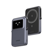 Ugreen Uno Magsafe Wireless 10.000 Mah 20w Hızlı Şarj Mini Powerbank, Siyah, 45327