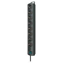 Brennenstuhl Primera Line 8'li Priz 2 Metre Siyah