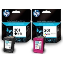 Hp 301 Siyah Ve Renkli Kartuş Ch561Ee Ch562Ee Deskjet 2050.1050