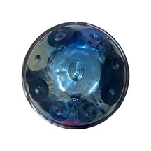 Hang Drum, Handpan Space Drum Nitrided Parlak Mavi Steel Drum 9 T