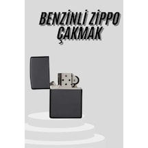 Zengemtx Çakmak Parlak Siyah Doldurulabilir Hedyelik Eşya
