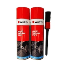 Würth Araç Içi Temizleme Köpüğü 2 Adet 500 Ml 500 Ml Ve Detaylı Temizlik Fırçası Tek Renk