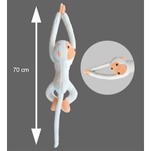 Elleri Yapışan Oyun Ve Uyku Arkadaşı 70 Cm Peluş Maymun Oyuncak - Hediyelik - Aksesuar Ve Süs - Oyun Ve Uyku Arkadaşı 001