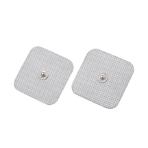 Yaozixa 4x4cm 3.5mm Arayüzlü Dijital Fizyoterapi Elektrot Paspası - 10 Adet 5 Çift - Kan Akışını Ve Metabolizmayı Artırır Çok Renkli