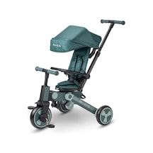 Micro 4in1 Katlanabilir Bisiklet Matcha, 6 Aydan 6 Yaşa Kadar, 360 Dönebilen Koltuk, Ebeveyn Kontrol, Akıllı Kilitleme Freni Ve Yıkama Koltuğu Açık Mavi