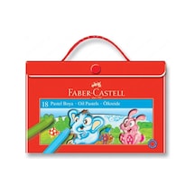Pastel Boya Çantalı 18 Li Kırmızı