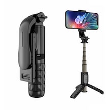 Cbtx S10 Mini Bluetooth Uzaktan Kumanda Cep Telefonu Tutucu Tripod Uzatılabilir Alüminyum Alaşım Kutup Canlı Akış Selfie Stick