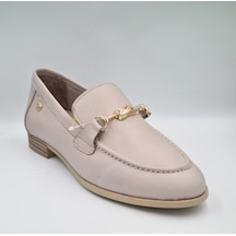 Mammamia D25ya-3320 Sılver Grey Hakiki Deri Kadın Casual Ayakkabı Gri