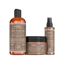 Saç Dökülmesine Karşı Şampuan, Maske Ve Biberiye Toniği Seti Kafein, Biotin Ve Bitkisel Protein Destekli Güçlendirici Bakım İncelen Saçlar İçin 400ml + 300ml + 150ml