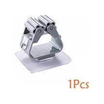 Gri Yapışkanlı Çok Amaçlı Kancalar Duvara Monte Paspas Organizatör Tutucu Rackbrush Süpürge Askı Kancası Mutfak Banyo Güçlü Kancalar 1