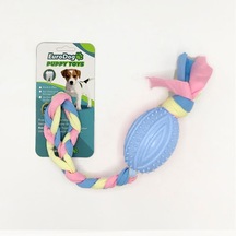 Eurodog - 941 - Puppy Toys Mavi Rugby Topu Diş - Edntrend - Kma Oy.