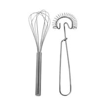 2'li Metal Çırpıcı Seti Pasta Kek Çırpma Teli Paslanmaz Metal Paslanmaz Çelik Diğer